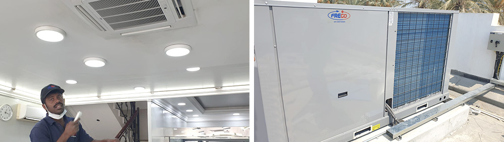 ورشة إدارة المرافق (HVAC والصيانة)