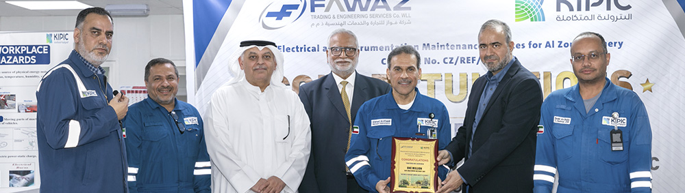 FAWAZ FM Kuwait: Safety Achievement – One Million Safe Man Hours without LWC