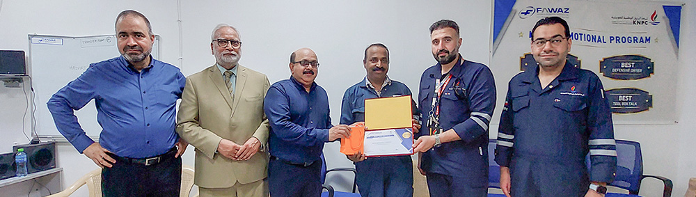 FAWAZ-KNPC Annual HSE Program / Four Million Safe Man Hours Achievement