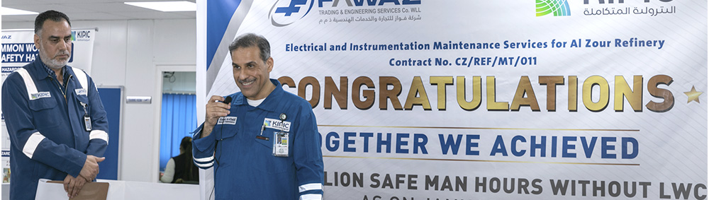 FAWAZ FM Kuwait: Safety Achievement – One Million Safe Man Hours without LWC